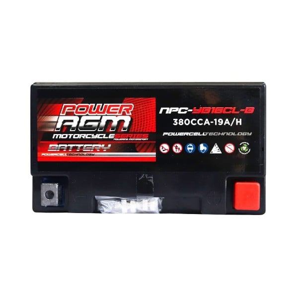 Motorcycle Battery | NPC-YB16CL-B | Power AGM