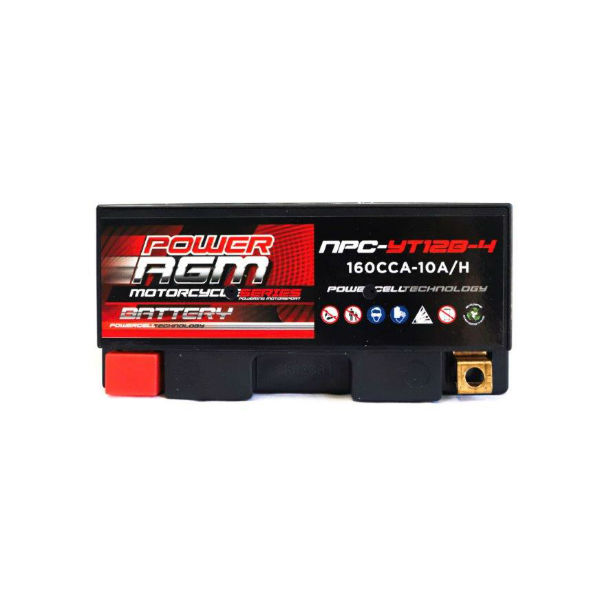 NPC-YT12B-4 | AGM Motorcycle Battery