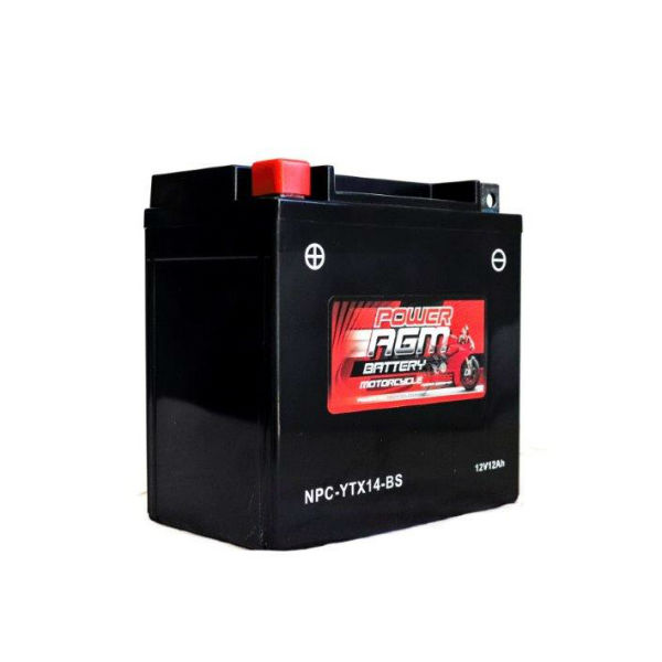 YTX14-BS – 12AH 285CCAs AGM Motorcycle Battery | Power AGM | Alstonville Discount Batteries