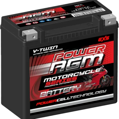 MX-1 - 18AH 415CCAs AGM Motorcycle Battery | Power AGM
