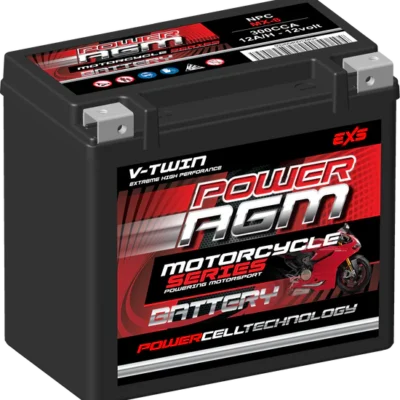 MX-8 - 12AH 300CCAs AGM Motorcycle Battery | Power AGM