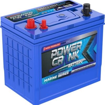 Marine Deep Cycle Battery 65AH 625CCAs | 55D23RMSMF | Power Crank Super Crank