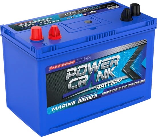 Marine Deep Cycle Battery 105AH 800CCAs | N70ZZM-SCMF | Super Crank Power Crank