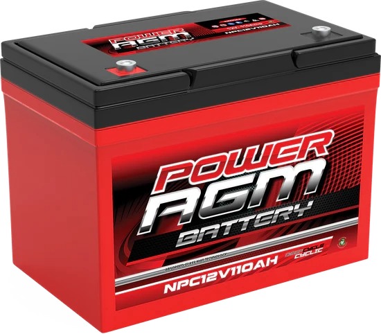 AGM Sealed Deep Cycle Battery | NPC110-12 | Power AGM