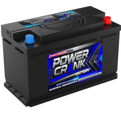 DIN100 Super Crank European Performance Series Car Battery Maintenance Free Power Crank
