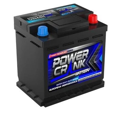 DIN44H Super Crank European Performance Series Car Battery Maintenance Free Power Crank
