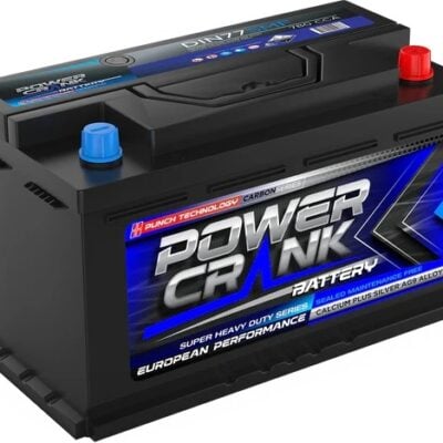 DIN77 Super Crank European Performance Series Car Battery Maintenance Free Power Crank