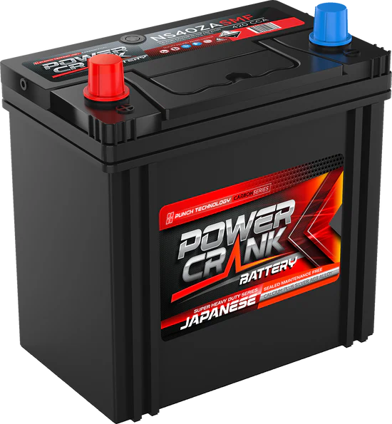 NS40ZASMF Power Crank Japanese Automotive Series Car Battery Maintenance Free Super Crank