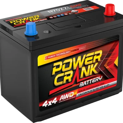 N70ZZXL SUPER CRANK 4X4 / ALL WHEEL DRIVE SERIES CAR BATTERY MAINTENANCE FREE 800cca Power Crank