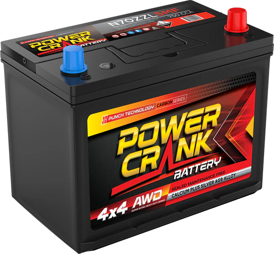 N70ZZXL SUPER CRANK 4X4 / ALL WHEEL DRIVE SERIES CAR BATTERY MAINTENANCE FREE 800cca Power Crank