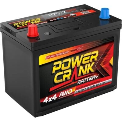 N70ZZX SUPER CRANK 4X4 / ALL WHEEL DRIVE SERIES CAR BATTERY MAINTENANCE FREE 800cca Power Crank