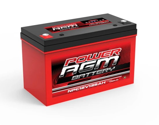 AGM Sealed Deep Cycle Battery | NPC135-12 | Power AGM