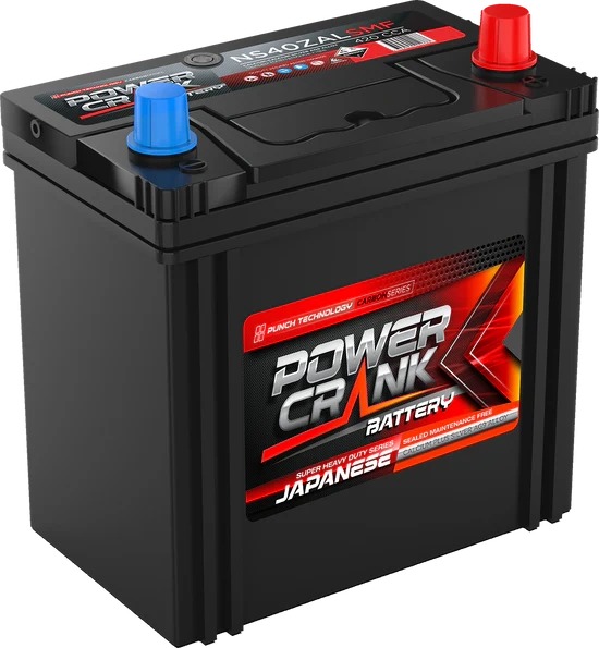 NS40ZAL Power Crank Japanese Automotive Series Car Battery Maintenance Free
